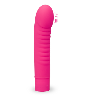 13 cm langer Vibrator mit gerilltem Schaft