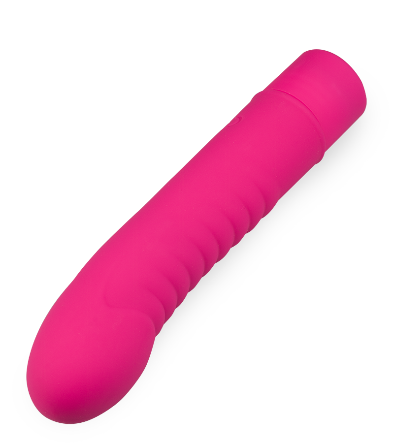 13 cm langer Vibrator mit gerilltem Schaft