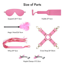 Laden Sie das Bild in den Galerie-Viewer, BDSM 11PCS - 11-teiliges Leder-Fesselset