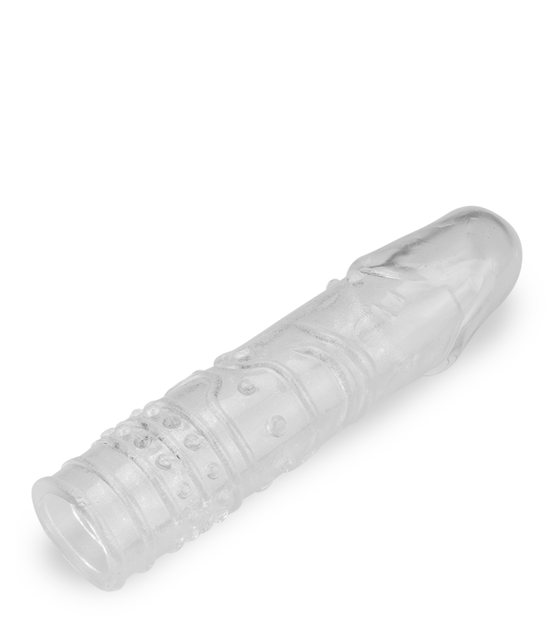 16 cm langes Penissleeve mit Massageeffekt in L-Größe