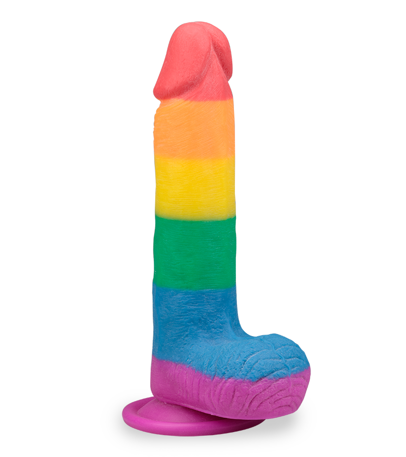 19 cm langer Saugnapf-Dildo Pride