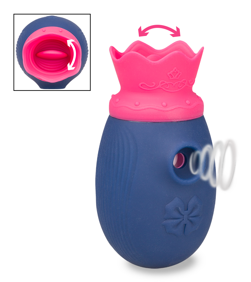 2-in-1-Klitorisstimulator Princess
