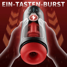 Laden Sie das Bild in den Galerie-Viewer, 8 schiebende 8 vibrierende 3D-Kanal-Männermasturbator