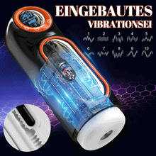 Laden Sie das Bild in den Galerie-Viewer, Aufgerüstet 10-Frequenz-Teleskop vibrierende Saugen Masturbation Tassen