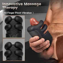 Laden Sie das Bild in den Galerie-Viewer, Evans - Automatic 10 Finger Pinchin &amp; Tapping for Massage Therapy Penis Vibrator