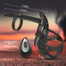 Laden Sie das Bild in den Galerie-Viewer, 12 Vibrating Wearable Erection Cock Ring with C &amp; G-Spot Stimulation for Couple Fun