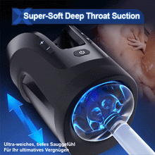 Laden Sie das Bild in den Galerie-Viewer, Leten- Thunder fleischiger teleskopischer vibrierender automatischer männlicher Masturbator Blowjob Stroker
