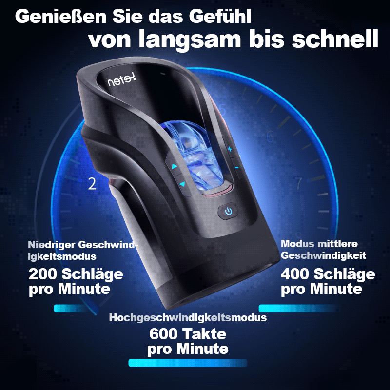 Leten- Thunder fleischiger teleskopischer vibrierender automatischer männlicher Masturbator Blowjob Stroker