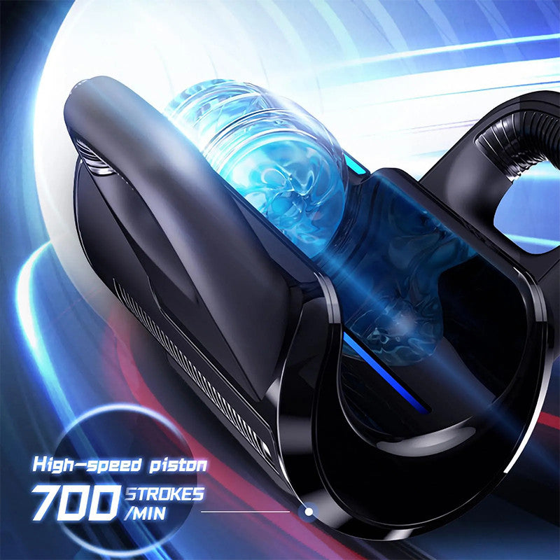 LETEN Masturbator mit 10 stoßenden Hochgeschwindigkeits und Telefonhalter