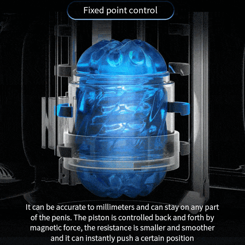 LETEN Masturbator mit 10 stoßenden Hochgeschwindigkeits und Telefonhalter