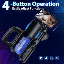 Laden Sie das Bild in den Galerie-Viewer, LETEN Masturbator mit 10 stoßenden Hochgeschwindigkeits und Telefonhalter