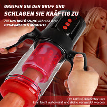 Laden Sie das Bild in den Galerie-Viewer, Terminator - Oral x Vagina！9 Stretching Swivelling 9 Lutschen mit Griff Männlicher Masturbator