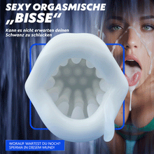 Laden Sie das Bild in den Galerie-Viewer, Tornado 3.0 - Dual Motor Oralsex Analoger Masturbator 7 Vibrationen 5 Retraktionen 5 Rotat