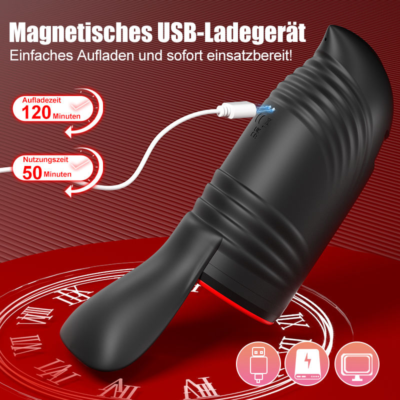 Kavallerist-10 Vibration 5 Oral Lutschen 3 Twisting Spinning Glans Training + Masturbation