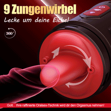 Laden Sie das Bild in den Galerie-Viewer, Liebesbiss- 9 vibrierende, 9 saugende, 9 rotierende, hörbare männliche Masturbatoren mit Ko