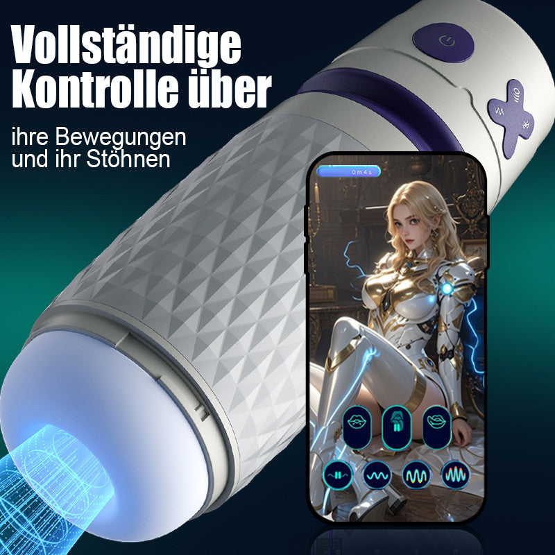 NOVA-Mechanischer Mate 3 Saugen 4 Vibrieren APP-gesteuert Männlicher Masturbator