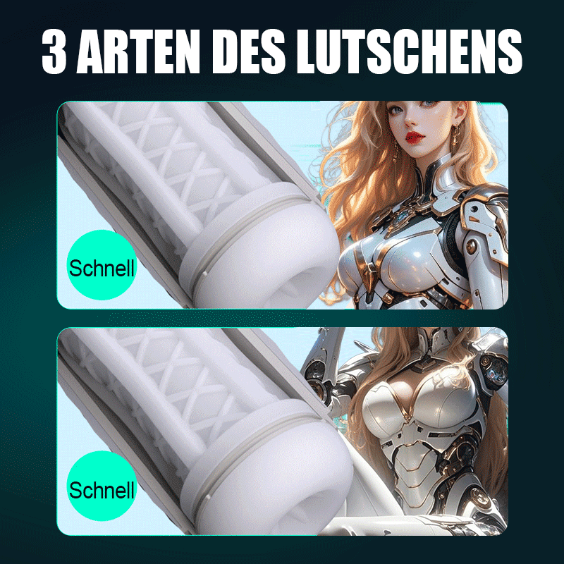 NOVA-Mechanischer Mate 3 Saugen 4 Vibrieren APP-gesteuert Männlicher Masturbator