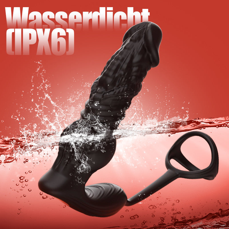 Upgrade des schnell stoßenden 6-in-1-Prostatamassagegeräts mit Fernbedienung und APP