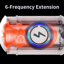 Laden Sie das Bild in den Galerie-Viewer, Leten ThundercoreX 6 Stoßbewegungen Infrarot Beheizter Realistischer Vaginal