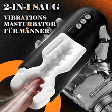 Laden Sie das Bild in den Galerie-Viewer, Sophia – 8 Vibrationsmodi 8 Saugmodi 3D Realistische Hülse Automatischer Männlicher Masturbator
