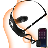 Hugo – Tragbarer Prostata-Massager mit Stoßbewegungen, Gurten sowie App- & Fernbedienungs-Doppelsteuerung