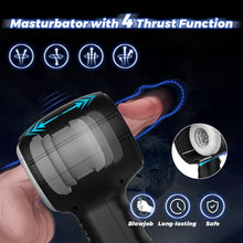Laden Sie das Bild in den Galerie-Viewer, Elektrischer Masturbator Automatische mit Vibration und Teleskopfunktion