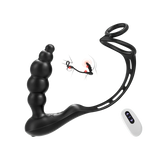 3 in 1 Analkugeln Prostatamassager Dual Penisringe Analvibrator Spielzeug