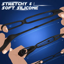 Laden Sie das Bild in den Galerie-Viewer, 3 in 1 Analkugeln Prostatamassager Dual Penisringe Analvibrator Spielzeug