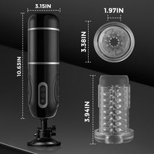 Laden Sie das Bild in den Galerie-Viewer, Pioneer 3-in-1 Masturbation Cup Teleskop Saugvibration