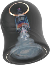 Laden Sie das Bild in den Galerie-Viewer, Masturbator mit einzigartigem Texturdesign an der Innenwand,Penis Vibrator für Mann mit 12Vibrationsmodi, Elektrische Masturbatoren Penis Trainer, Männer Eichel Stimulator Silikon Sexspielzeug