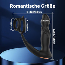 Laden Sie das Bild in den Galerie-Viewer, Analvibratoren Prostata Stimulation Männer 10 StoBfunktionmodi Analspielzeuge für Vaginaler Anal,APP Fernbedienung Penisring Schub Dildo Buttplug Sex Spielzeug für Männer Paare