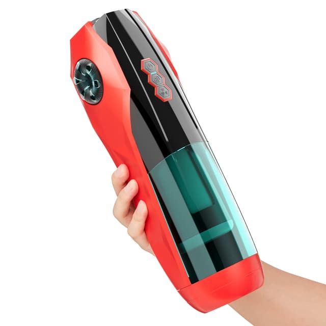 Red Racer - 10 Rotating Thrust Masturbator