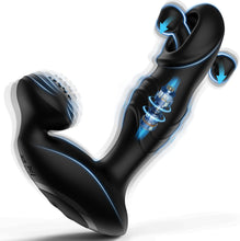 Laden Sie das Bild in den Galerie-Viewer, Analvibratoren für Männ Prostata Stimulation Männer Analplug für männer mit 10 Schlagmodi 10 Vibrationen Sexspielzeug für die Männer Anal Vibrator Dildo Vibratorensets für Männer Perineum Stimulation