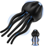 Masturbator Sexspielzeug für Paare Extrem Sex Toy mit 10 Vibrations Qualle Tentakel Penismassage Nippel & Klitoris Stimulator, Vibratorensets Penis Vibrator - Erotik Sextoysets für Ihn und Frauen