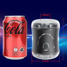 Laden Sie das Bild in den Galerie-Viewer, Roluck Elektrische Cup-Masturbatoren, Masturbieren für Männer Sex Spielzeug mit 9 Vibrationsmodi, Handfrei Männer Sex Sexspielzeug ABS + TPE-Material Masturbator Penis Trainingsgerät Masturbation