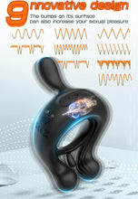 Laden Sie das Bild in den Galerie-Viewer, Penisring Vibrator, Penis Ring Sex spielzeug für Die Paare Penis Massagegerät für Langwährende Erektion, Sex Spielzeug für Die Männer mit 9 Vibrationsmodi, Erotisches Sexspielzeug Sex Toyset Damen