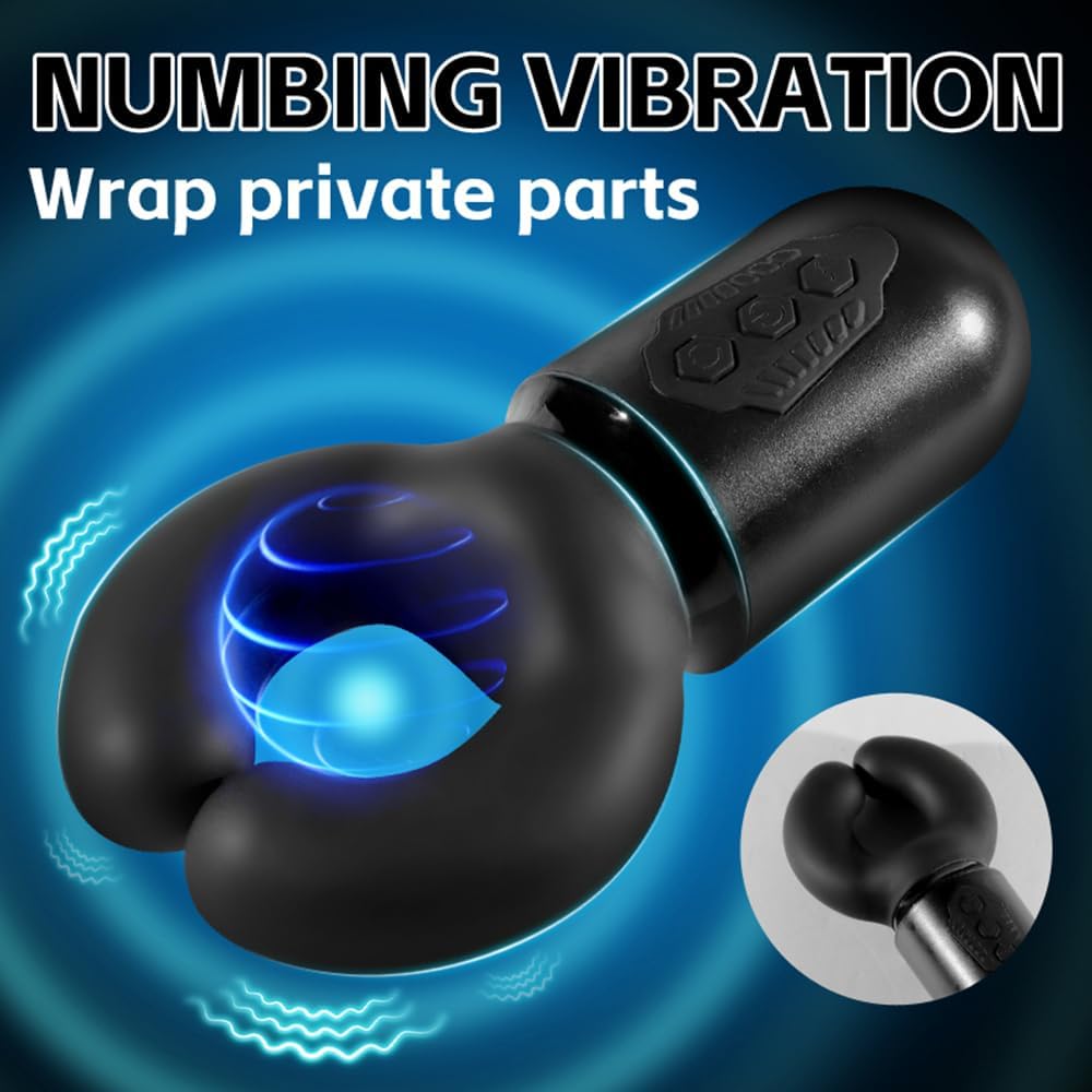 Masturbieren für Männer Masturbator Penis Trainer mit 10 Beißmodi & 10 kraftvolle Vibrationsmodi Penis Exerciser Masturbator Automatische Masturbator Cup für Männer Paare