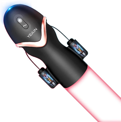 Elektrischer Masturbator Cup mit 10 Vibrationsmodi - Penisvergrößerung Training Masturbieren Penis Vibrator Masturbatoren Sex Spielzeug für die Männer Solo Sextoysets für Men