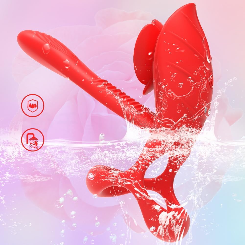 Vibrierender Penisring mit Klitoris Stimulator Penisring Vibrator mit 10 Vibrationsmodi Cockring zur Erektion Verbessern Verzögerte Ejakulation Männer Sexspielzeug für Paare Extrem Sex