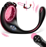 Prostata Stimulation Männer Analvibratoren für Mann - Analplug# für Männe Anal Vibrator mit Einstellbar Penisring, Sex Spielzeug für die Männer Vibratorensets Anal Dildo Plug Sex Toys mit 10 Modi