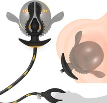 Laden Sie das Bild in den Galerie-Viewer, Neuer Aufblasbar Analplug Buttplug Sex Spielzeug Verstellbar Riesen Dildo Butt Plug Analkugeln Anal Spreizer Fetisch BDSM Prostata Stimulation SM Sexspielzeug Extreme Sexspielzeug für Paare