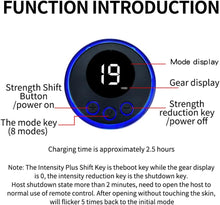 Laden Sie das Bild in den Galerie-Viewer, BDSM Elektro Shock Dual Penisring Hodenring Set,Elektrische Stimulation Massager Penis Erektion Enhancer SM Verzögerung Ring Sex Spielzeug für Männ