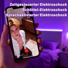 Laden Sie das Bild in den Galerie-Viewer, App-gesteuertes E-stim Keuschheitskäfig Peniskäfig Penis Bondage mit 10 Frequenz
