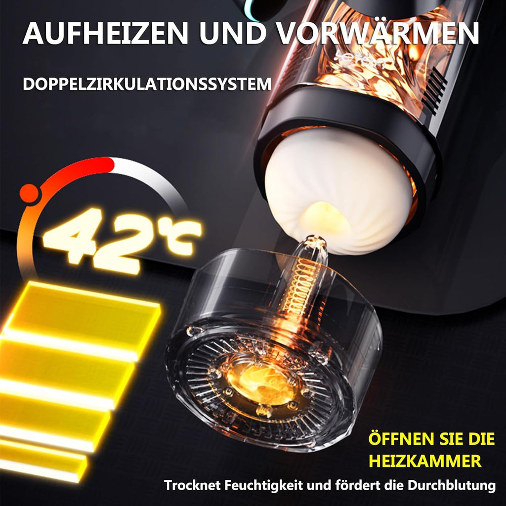 Elektrischer Masturbator Mann Cup Heizfunktion Mit Mit 10 Teleskopisch 10 Saugmodi Für Männer Sex Spielzeug Sexspielzeug Taschenmuschi Penis Masturbatoren Vibrator Blowjob