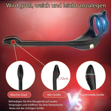 Laden Sie das Bild in den Galerie-Viewer, Penisring Sex Spielzeug für die Männer, Penis Ring Erotik Sex spielzeug für Paare extrem sex, Cockring Erotisches Sexspielzeug für Klitoris, 10 Vibrationsmodi Dual Penisringe Massagegerät mit APP