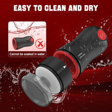 Laden Sie das Bild in den Galerie-Viewer, Electric Masturbator Cup,Masturbating for Men with 10 Vibrations,5Suction Modes, Masturbating for Men, Masturbating for Men Solo Pocket Pussy Masturbators, Trainer, Sex Toy for Couples