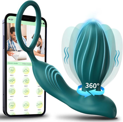 Analvibratoren für Mann Sex Spielzeug für die Männer, Prostata Stimulation Männer Vibrator mit 9 Vibrationsmodi, Sex Spielzeug für Paare Anal Plug Frauen Buttplug Sexspielzeugs