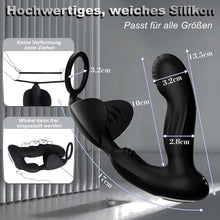 Laden Sie das Bild in den Galerie-Viewer, Analvibratoren für Mann Vibratorensets für Männer, Prostata Stimulation Männer mit 10 Schnapp- und Vibrationsmodi Anal Vibrator Analplug für Männer Sex Spielzeug für die Männer Sex Toyset für Man