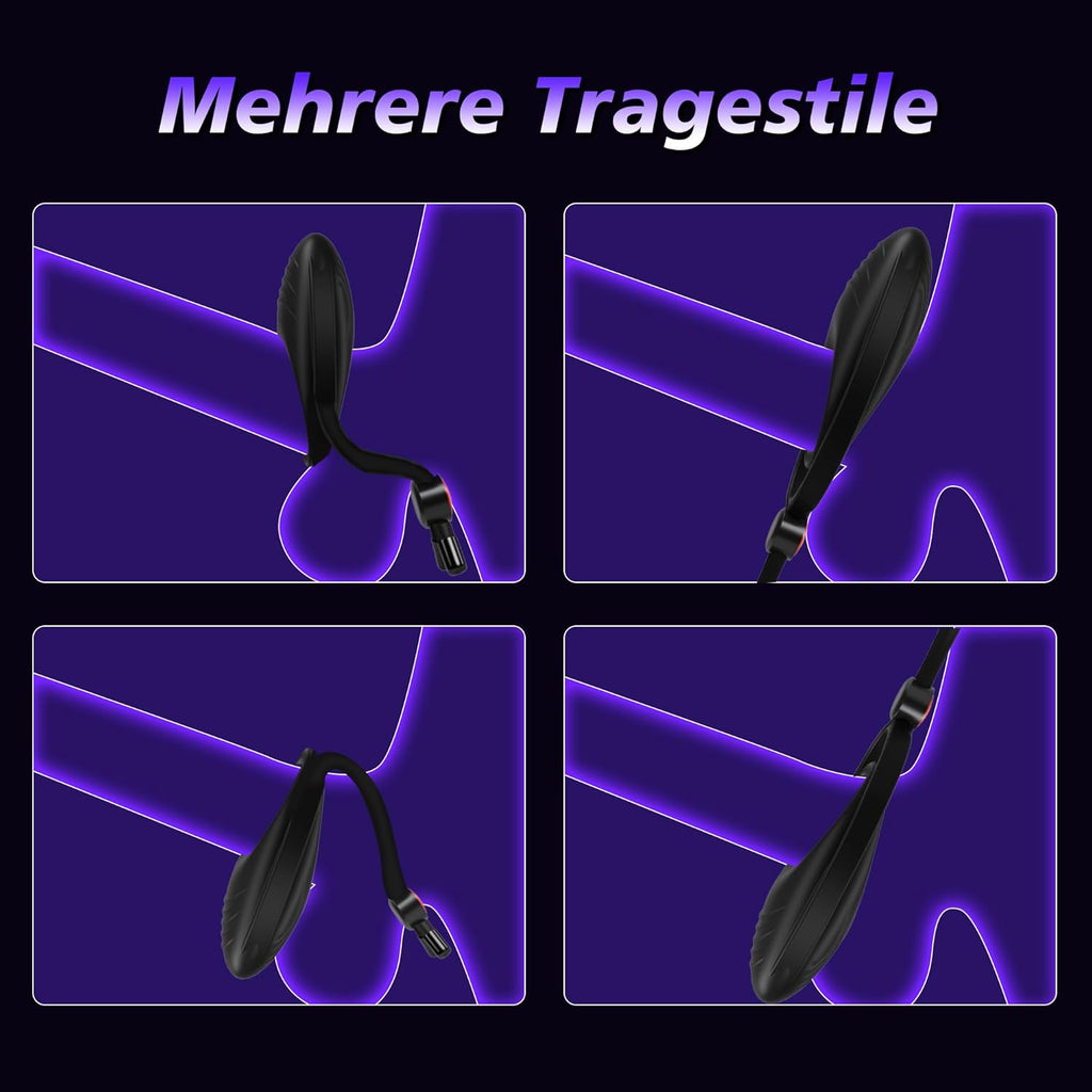 Penisring Vibrator Cockring für Männer Verstellbar Sextoysets für Paare Männer Sex, Paarvibrator mit 10 Vibrationsmodi Sex spielzeug für Paare extrem Männer Klitoris Penis Ring Erotik