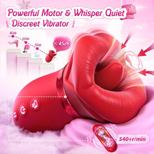 Laden Sie das Bild in den Galerie-Viewer, 4 IN 1 Mouth Sucking Vibrator Rose Sex Toy